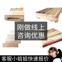 Indoor sports wooden floor badminton basketball court gymnasium solid wood floor training competition special manufacturer