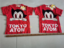 Stock cotton cartoon printing baby Summer short sleeves t children finished clothing 3-5 yuan pieces