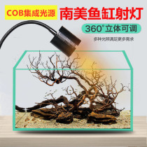 South American Fish Tank LED small spotlight infinitesimor dim araoyu night light watergrass cylinder clip light supplement light Three Lakes sea water Light