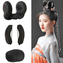 Ancient costume shape Zhao Rusi same style Hanfu shape ancient double ear wig bag Tang Dynasty lady wig bag hair bun