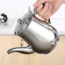 Stainless steel oil pot home leak-proof wine bottle seasoning bottle Jar Kitchen oil jar soy sauce vinegar pot