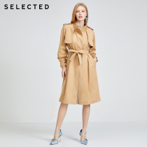 SELECED Sled female new lap collar with a trendy long sleeve windcoat jacket S) 4201P3502