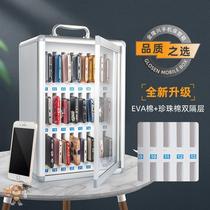 Multi-storey hotel Hotel student camouflage can lie flat unit storage box 60 hand cabinet storage cabinet transparent shopping mall