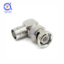  BNC male to female 90 degree pure copper BNC head BNC adapter male to female elbow surveillance video head L type