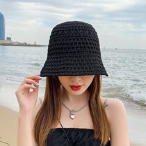 Small head circumference hat female small net red bull milk silk bucket hat Spring and summer sunshade sunscreen Korean version ins hat female