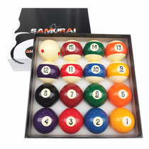 Taiwan American small size billiards resin sturdy and resistant to sixteen color Black Eight American II Crystal Ball 5 25cm