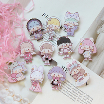 In cartoon dream little girl student breast needacrylic bag bag bag pin prize gift accessories