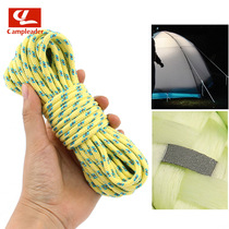 5mm Plus Coarse Reflective Rope Outdoor Camping Tent Rope Ground Nails Pull Cord Skyline Accessories Clothesline Windproof Rope Bundling Rope