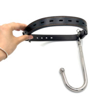 Black Imperii Round Ball Combined Metal Anal Hook Belt Fixed Anal Hook Rear Vestibular Spice Adult Chrysanthemum SM Props Bundled