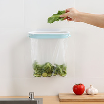 Kitchen garbage pylons Storage artifact plastic bag bracket bed dormitory small trash can hanging hanging bunk