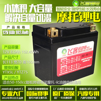 Motorcycle battery changed to flying passenger lithium iron phosphate battery 12V8Ah YTX5L 12N5 6MF5L lead-acid General
