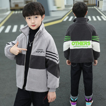 Boy plus cotton coat lamb cashmere 2021 New style thick wool sweater autumn winter coat Korean version