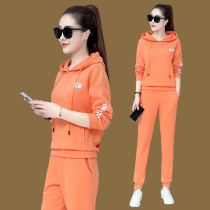 Sportswear Suit Women 2022 Spring new fashion Lions clothing Spring and autumn Two sets of Korean version Loose Casual Clothing