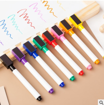 10-pack color whiteboard pen can suck whiteboard color water pen erasable graffiti painting brush children marking pen