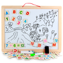 Childrens hanging magnetic drawing board whiteboard teaching household wall-mounted small blackboard writing graffiti double-sided drawing board