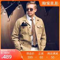 Dragon tooth hunting jacket tactics spring and autumn retro jacket men outdoor Iron Blood