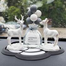 All the way to the safe deer car ornaments cute deer model car interior decoration perfume car center console women