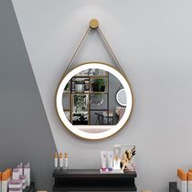 Nordic ins wind beauty makeup mirror dressing mirror luminous mirror led with light princess fill light mirror net red artifact