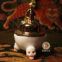 Sakya Light Original hand make broken porcelain Tobalu bowl porcelain tantric magic vessel