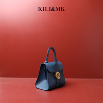  KILI&MK big-name high-end summer haze blue handbag bag female 2021 new hat messenger bag