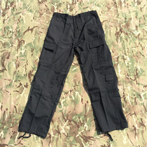 Functional black tactical combat pants Overalls Training combat pants ACU version Night black pants Tactical Tom