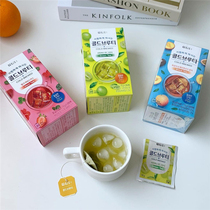 South Korea original imported Dante summer peach grape strawberry green grape low card tea bag cold tea 20 pieces