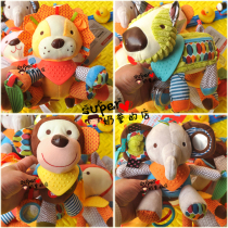 British Baby Pacification Hand Puppets Bed Trailer Hung Children Plush Toy Puppet Paparazzi Baby Rocking Bells Gum