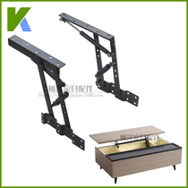 Hydraulic damping storage lifting coffee table hardware accessories coffee table elevator lifter foldable hardware iron frame