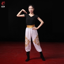 Smoke cloud dance Mongolian dance practice bloomers Tibetan performance clothes men and women adult stage performance custom-made new products