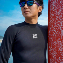 (SHAKA Surfing)BLUEHAWAII X SHAKA Joint 3 2mm Professional wetsuit mens half body