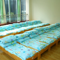 Baby kindergarten quilt three-piece cotton childrens garden special six-piece nap quilt futon bedding