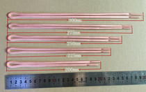 Notebook water-cooled 4*3 flat copper tube Notebook water-cooled special heat pipe Copper tube Notebook water-cooled head