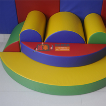Early education Parent-child garden Software Teaching aids Climbing and sliding combination software Multi-functional physical training exercise combination Type I color
