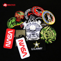 Seventh Continental Army Fans Embroidery Arm Zhang Magic Sticker Personality Stickup Tactical Backpack Patch Clothing cloth Shoulder Badge