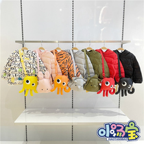 Balabala Boys and Girls Light Down Jacket 2021 Winter New Baby Tide Coat 201421107201