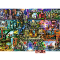 Super clear color cross stitch re drawing drawing source file myths and legends fairy tale shelf 999 grid 90 color