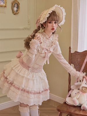 taobao agent Doll, lace jacket, puff sleeves, Lolita style