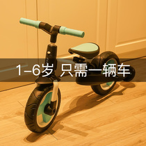 Natto childrens balance car 1-3-year-old bicycle two-in-one baby 2 little girl without foot treadmill