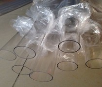 Acrylic tube Transparent plexiglass tube plate Aquarium tube Hollow tube Cylindrical barrel high quality fish tank processing custom
