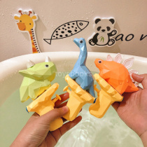 Childrens baby loves to bathe water gun water dinosaur cartoon Q cute little pistol summer beach bathroom water spray toy