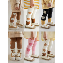 Young Yo-yo Girl Cartoon Printed Underpants Spring New Elastic Closety Casual Pants Long Pants Baby 100 Hitch Pants