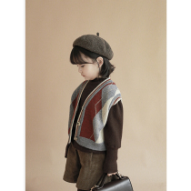 Young Yo-yo Girl Spring Autumn New Children Sweater Sweatshirt Baby Vest Waistcoat Magogas Outside Wearing Warm Jacket