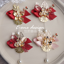 Mori European wedding wedding wedding corsage bride bridegroom bridesmaid best father mother Family set