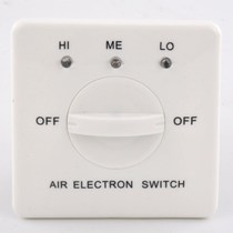Fan coil central air conditioning mechanical thermostat 86 type LCD three-speed Wall air conditioning control switch panel