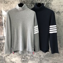 Sugar Japanese Thom Browne Autumn Winter New TB wool waffle turtleneck knitwear base shirt
