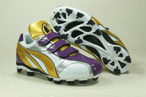 Baseball shoes softball shoes for artificial turf rubber nail bottom purple and white pop color stick softball shoes
