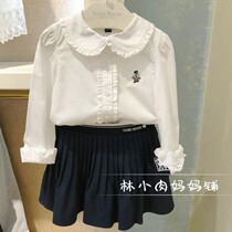 Clear cabin special price 21 Spring and autumn money TLittle Bear girl dress Long sleeves shirt TKYW91252A short dress TKWH91251A