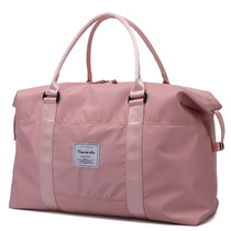 Practical Fashion Large Capacity Lady Carry-on Travel Bag Business Trip Luggage Bag Wear Tie Rod Bag Waterproof Nylon Bag