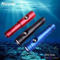 CREE XM-L2 professional diving flashlight outdoor power reminder hand holding strong light long-range deep sea diving flashlight