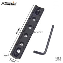 21mm with hole quick-release leather track clamp adapter bracket increasing gasket aluminum alloy clip SGQ-K